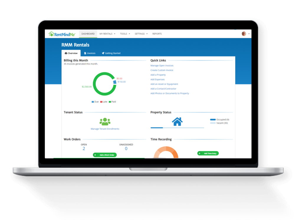 RentMindMe Dashboard